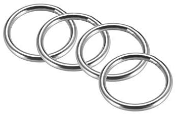 DOJA Industrial | Anillas Metalicas Soldadas | PACK 25 | 3 x 20 mm | Aros Redondos de Metal de Gran en el Punto de Solda