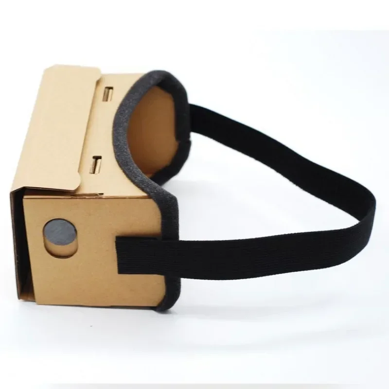 1pc google cardboard 3d vr virtual reality-brillen voor android of telefoon vr-model doe-het-zelf: transformeer je apparaat in een groot scherm