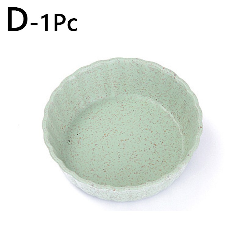 Simple Modern Plastic Kitchen Dip Sauce Dim Sum Plate Seasoning Plate Round Pickle Dish Cutlery Dip Sauce Dim Sum Plate: D