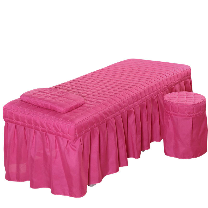 Massage Tafel Laken - Effen Kleur - Polyester Katoen Mix - Met Gat voor Salon & Thuisgebruik
