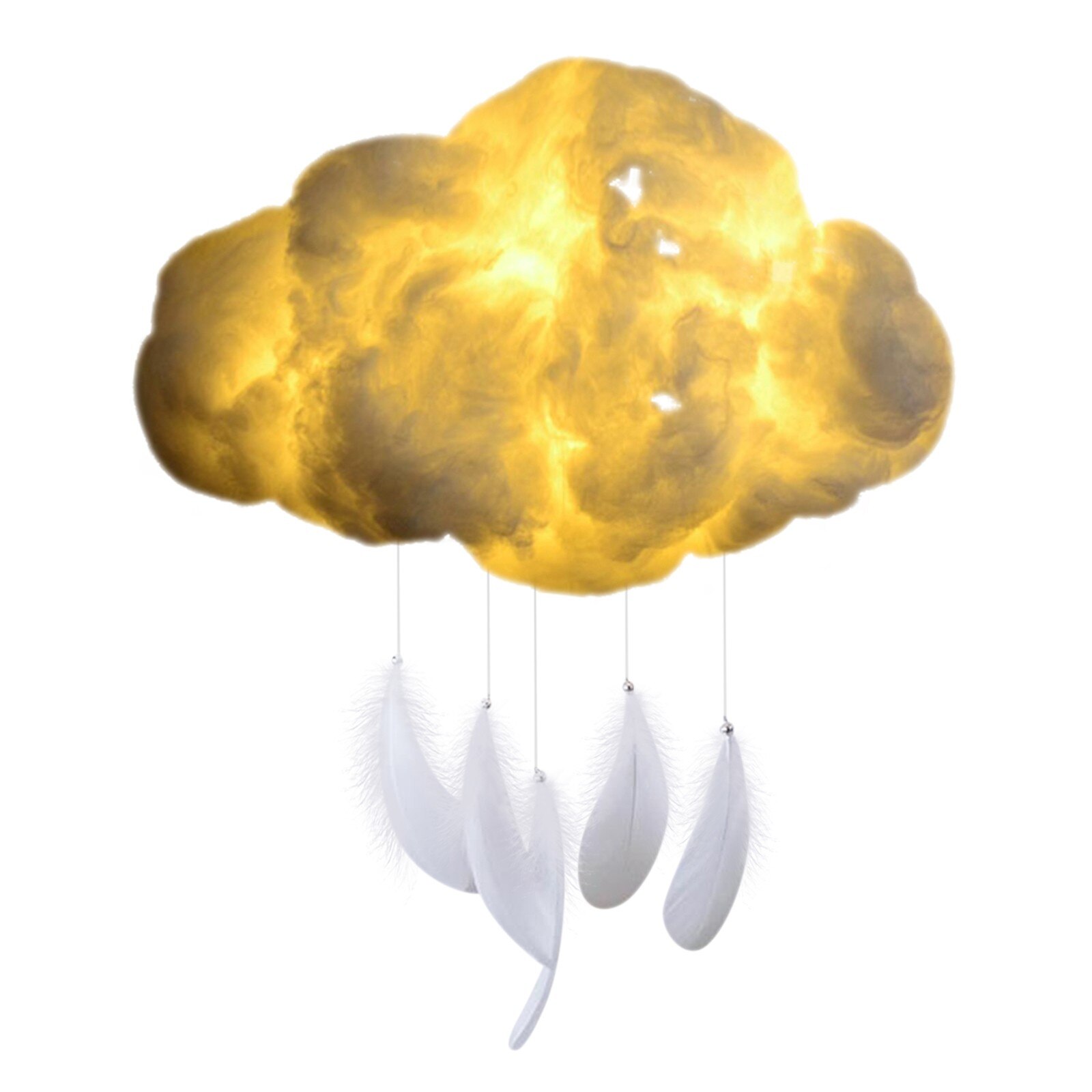 Kinderen Diy Led Warm Witte Wolken Lamp Nachtlampje Cloud Creatieve Handgemaakte Voor Home Decor Wedding Night Lights