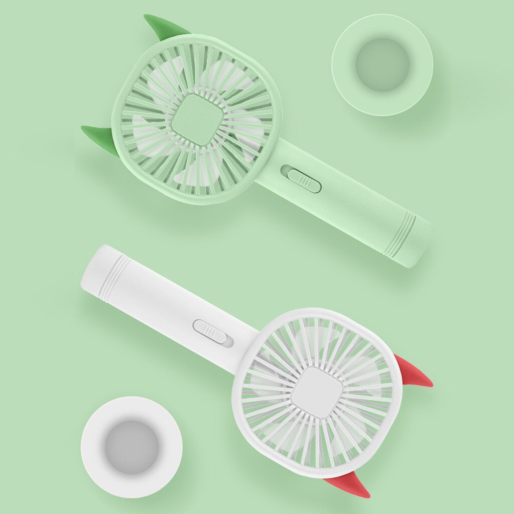 Draagbare handventilator usb-oplaadventilator snelheid instelbaar 2 snelheden hangende ventilator zomerkoeler draagbare ventilator handheld mini-ventilator usb