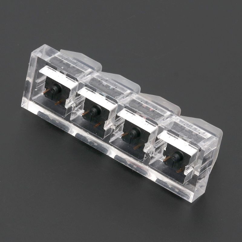 Gateron mx switches acrylic mechanical keyboard switches 4 translucent clear sampler tester kit toy stress relief