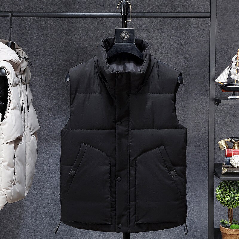 Winter Weste Männer Plus Größe 7XL 8XL 9xl 10xl Casual Winter Ärmellose Jacke Männliche Mit Kapuze Dicke Warme Parka Jacke Weste männer