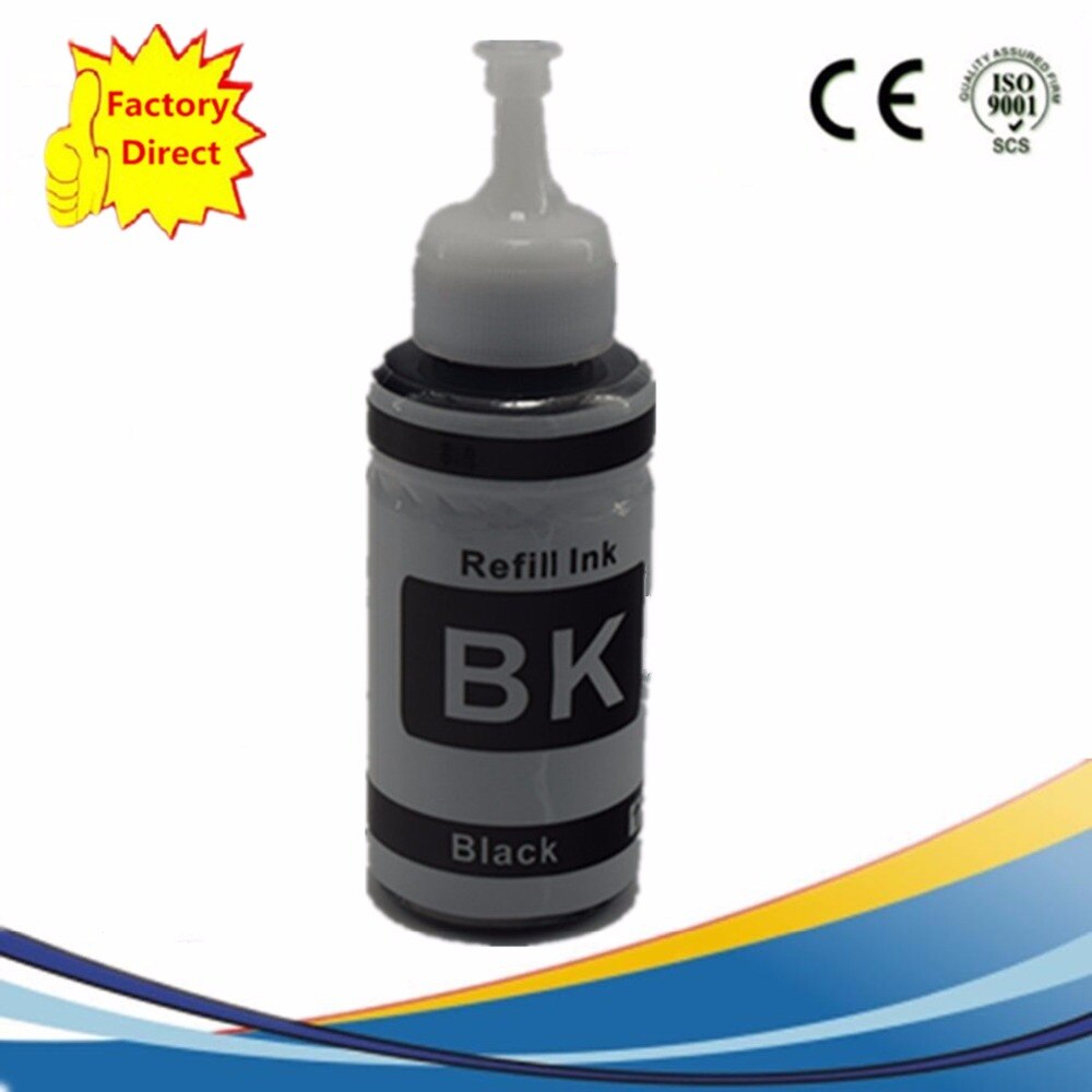 Dye Based Refill Ink Kit For Epson L100 L110 L120 L132 L210 L222 L300 L312 L355 L350 L362 L366 L550 L555 L566 Printer