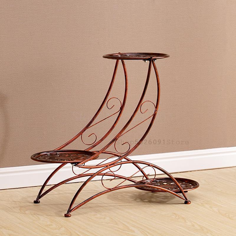 Europäischen multi-schicht beltless schmiedeeisen blume Regal Gestell Montage ecke wohnzimmer balkon einfache garten Bonsai rahmen: VIP 9