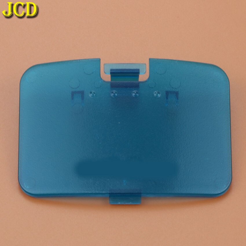 JCD 1 pcs Memory Uitbreiding Deur Cover Voor N64 Deur Case Jumper Pak Deksel Geheugen Uitbreiding Pak Voor Nintend 64: Transparent Cyan