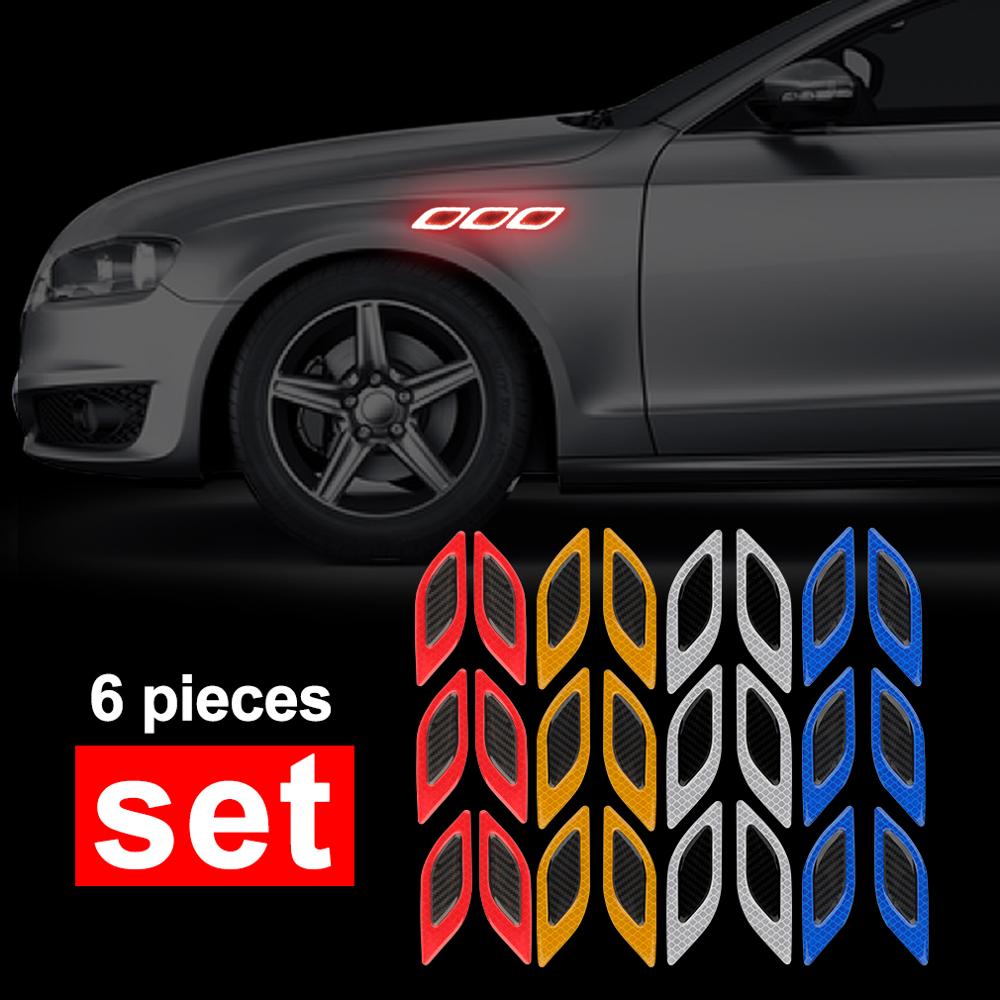 Carbon Fiber Auto Sticker Reflecterende Strips Voor Chery A3 A5 A13 M11 E5 Tiggo Tengo