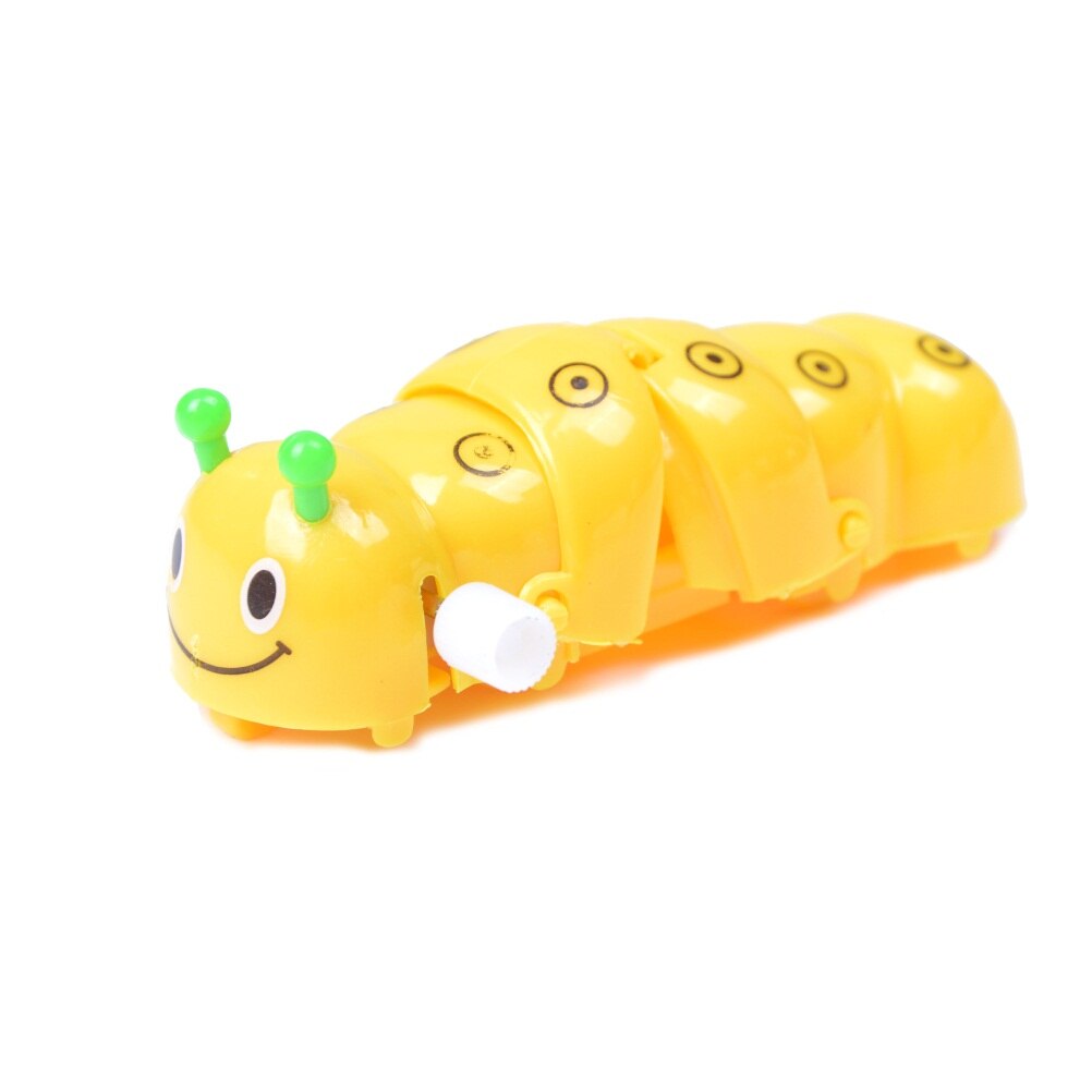 Kinderen Kawaii Clockwork Lente Toy Groene Plastic Cartoon Kruipende Insect Wind Up Speelgoed