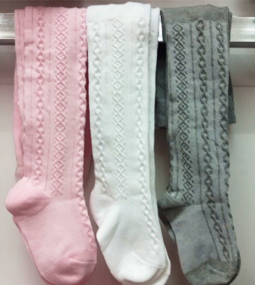 3pcs Kids Girls Cotton Fox Tights Socks winter warm Stockings Pants Solid color elastic Hosiery Pantyhose