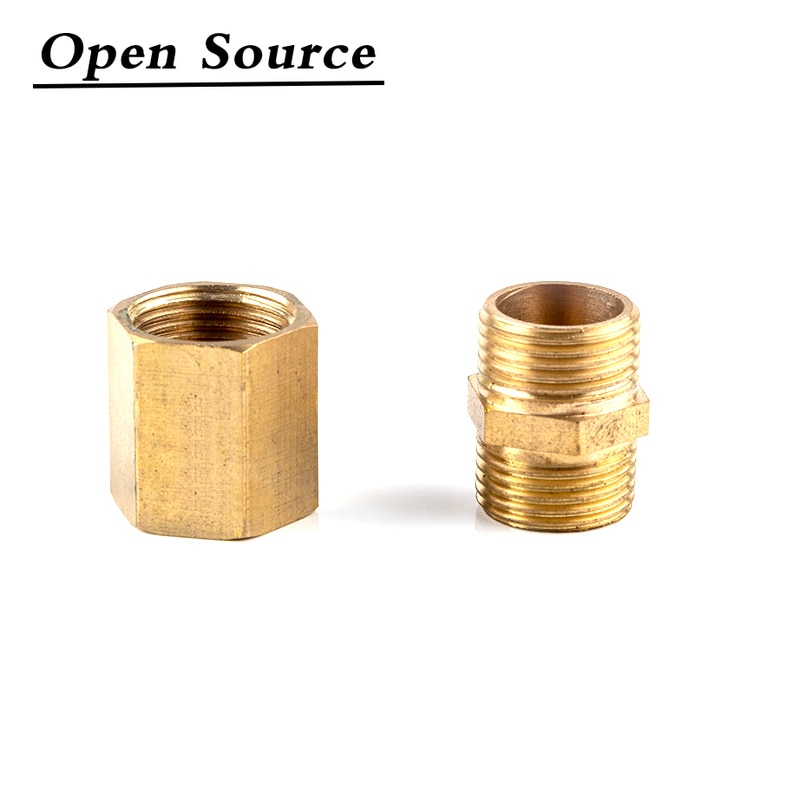 Brass Copper Hose Pipe Fitting Hex Coupling Coupler Fast Connetor Male Thread/Female Thread 1/8" 1/4" 3/8" 1/2" 3/4" BSP
