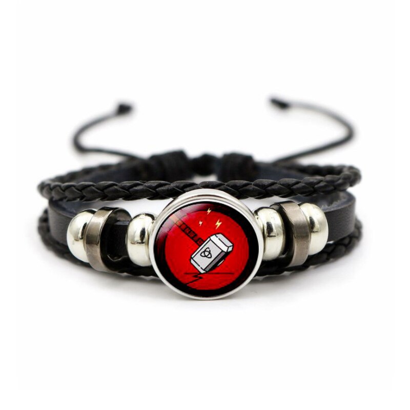Hero Serie Speelgoed Hand Geweven Lederen Kralen Armbanden Jouet Voor Jongens En Meisjes Stijlvolle: T0010Z-11