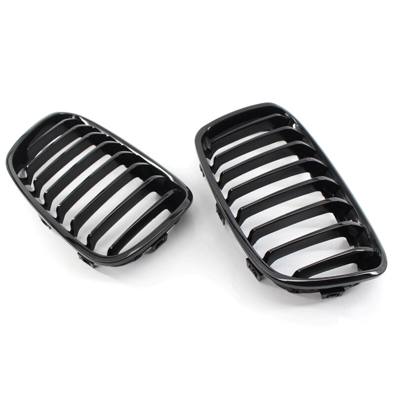 Rejilla frontal negra brillante para Bmw F20 F21 1 Series
