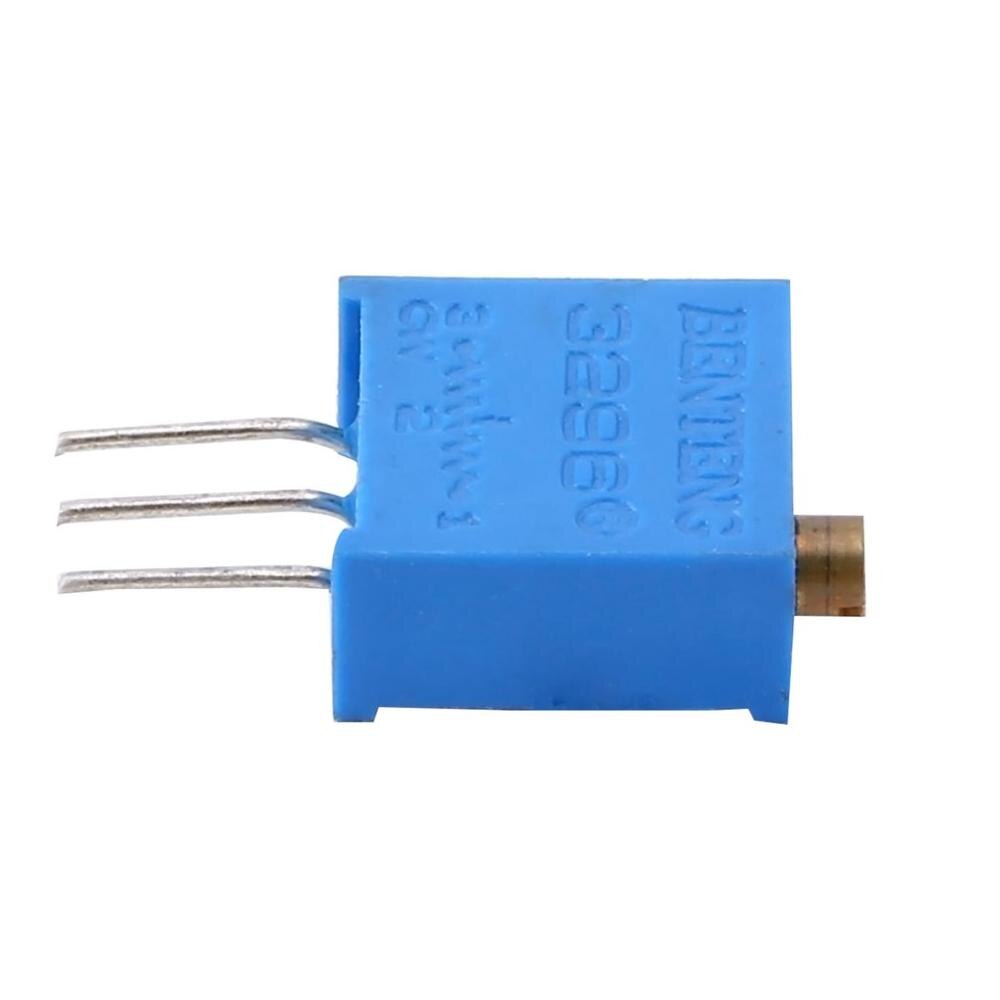 60pcs Assorted Kit Variable Resistor Resistive each 5pcs 3296w 12value Potentiometer Variable Resistor Assorted Kit