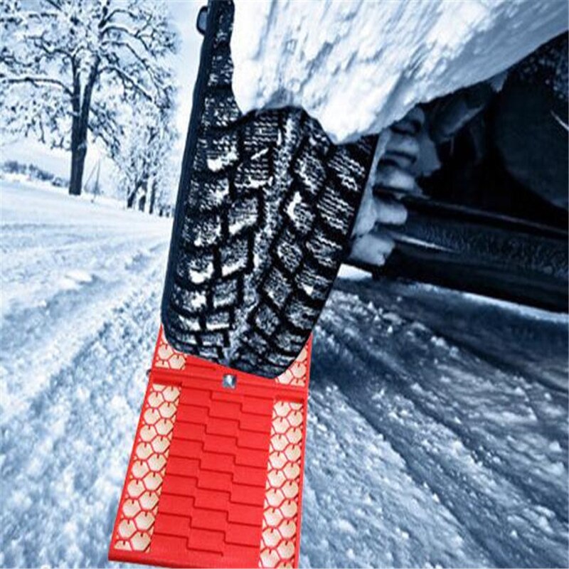 A2 stk / parti sammenklappeligt dækgreb spor sne mudder sand flugtmåtte pladekæder biler nødhjælp til bilvejsproblemer klarere
