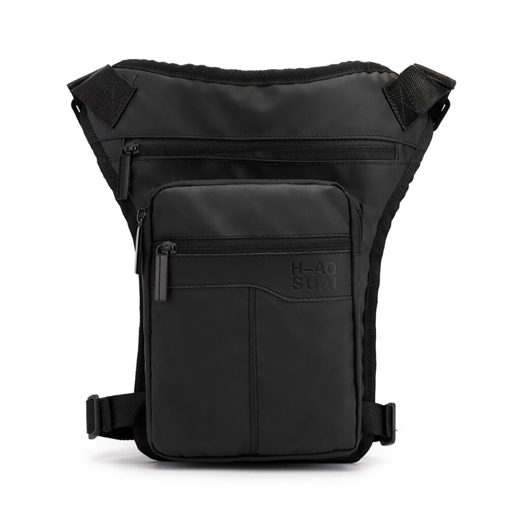 Riñonera de nailon resistente al agua para hombre, bolsa para pierna, muslo, cadera, cintura, viaje, motocicleta, bolsos de hombro tipo bandolera,: A-2