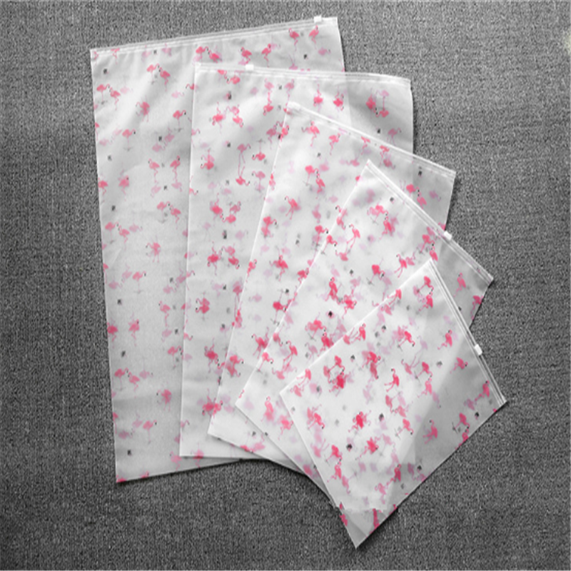 Transparent Flamingo Cosmetic Bag Travel Zipper Make Up Case Organizer Storage Makeup Pouch Toiletry Beauty Wash Kit Box