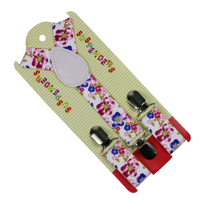 Winfox-Tirantes con estampado de flores para bebé, tirantes para chicos, elásticos, 2,5 cm de ancho: 10