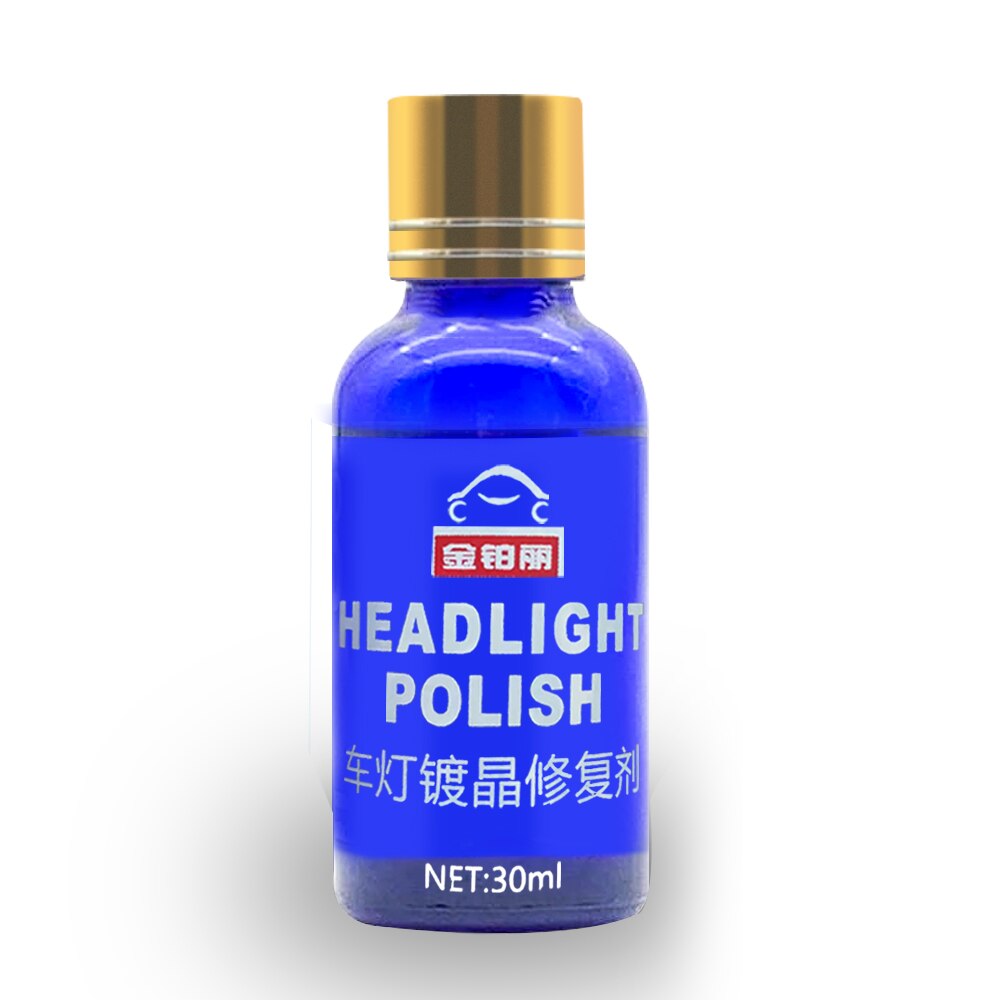 30ml auton kiillotus ajovalojen korjaus kunnostus nestemäinen auton valokorjausaine ikkunalasien puhdistusaine ajovalojen korjaus