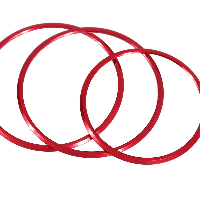 6 stk bil sete justering bryter knott ringe deksel listverk rød til mercedes benz ab gla cla klasse  w176 w117 w246 c117 a180