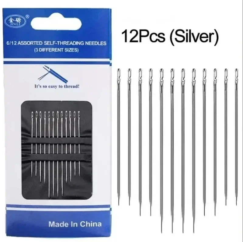 Coupe-fil en acier, manche en bois et plastique, découseur de couture, couteau d'élimination des points, aiguille, outil de couture artistique, accessoires de couture, bricolage, 1/10 pièces: L / vert clair