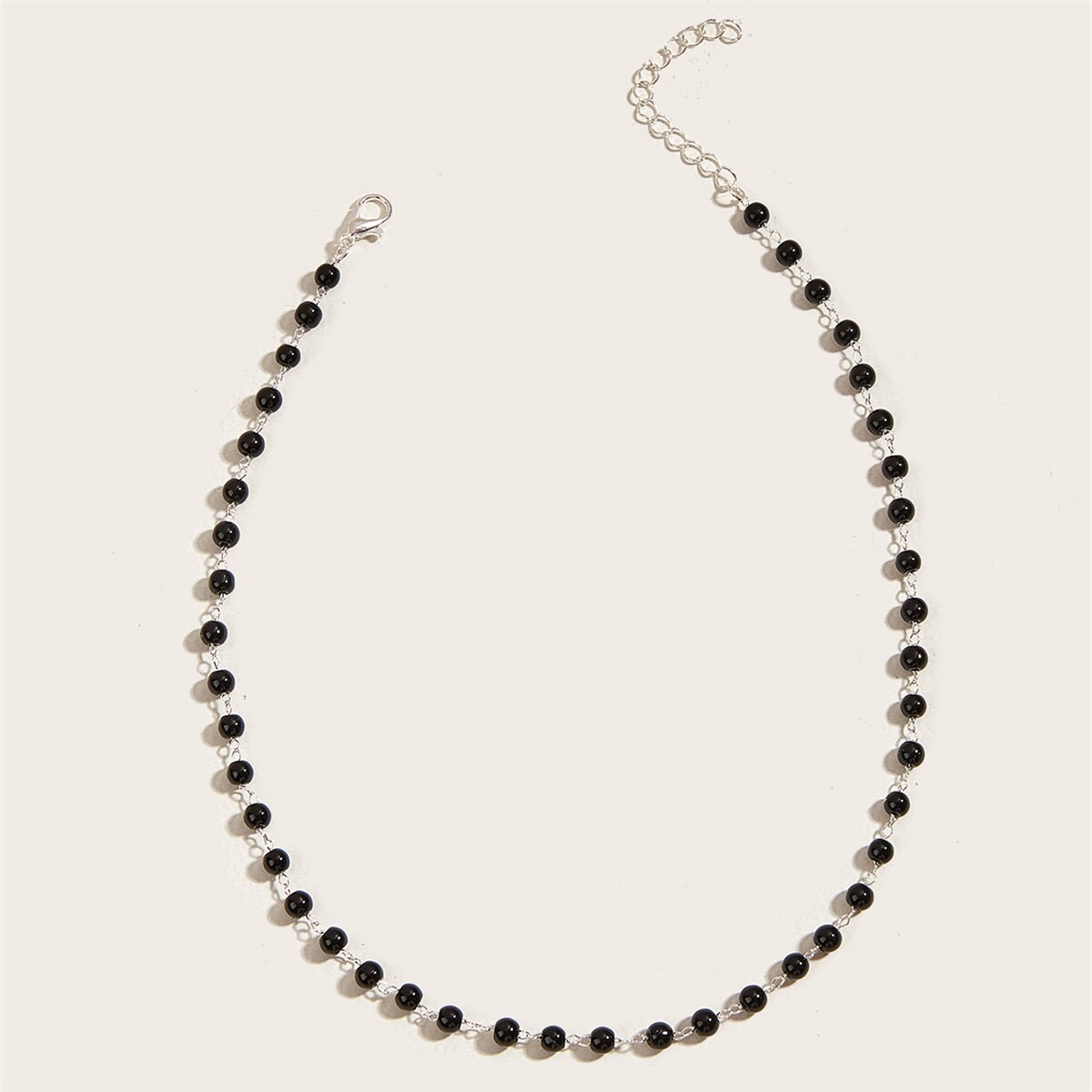 ketting sieraden necklace Zwarte Kleine Ronde Kraal Ketting Ketting Voor Vrouwen Verstelbare Ketting Ketting Mode-sieraden Collares Para Mujer Collares: Style 2