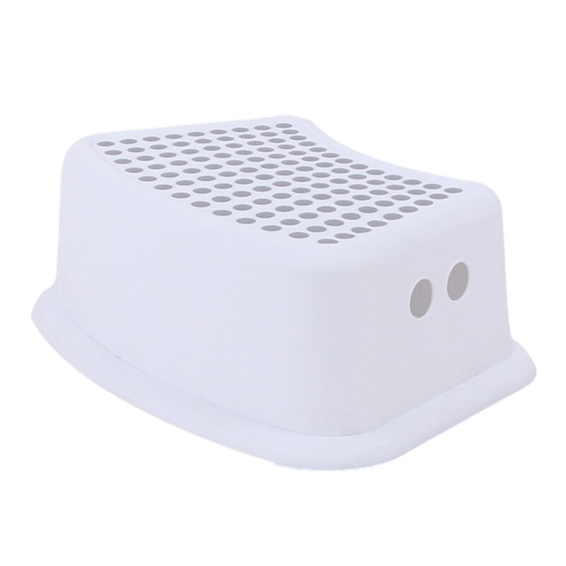 Multifunctionele antislip kunststof ladder voor in de badkamer of woonkamer: Wit