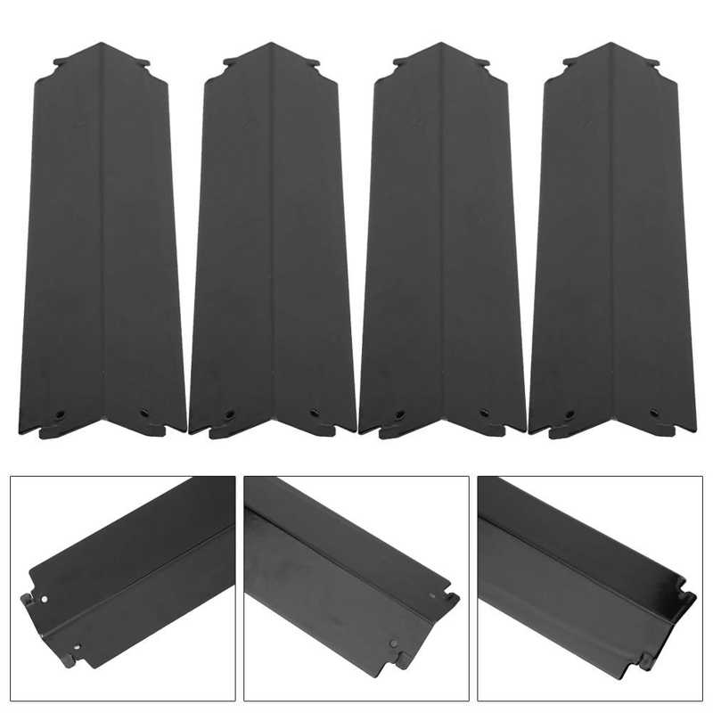 4Pcs Barbecue Stainless Steel Gas Grill Heat Plate BBQ Heat Tents Replacement for Charbroil Kitchen Cooking Tools Accessories