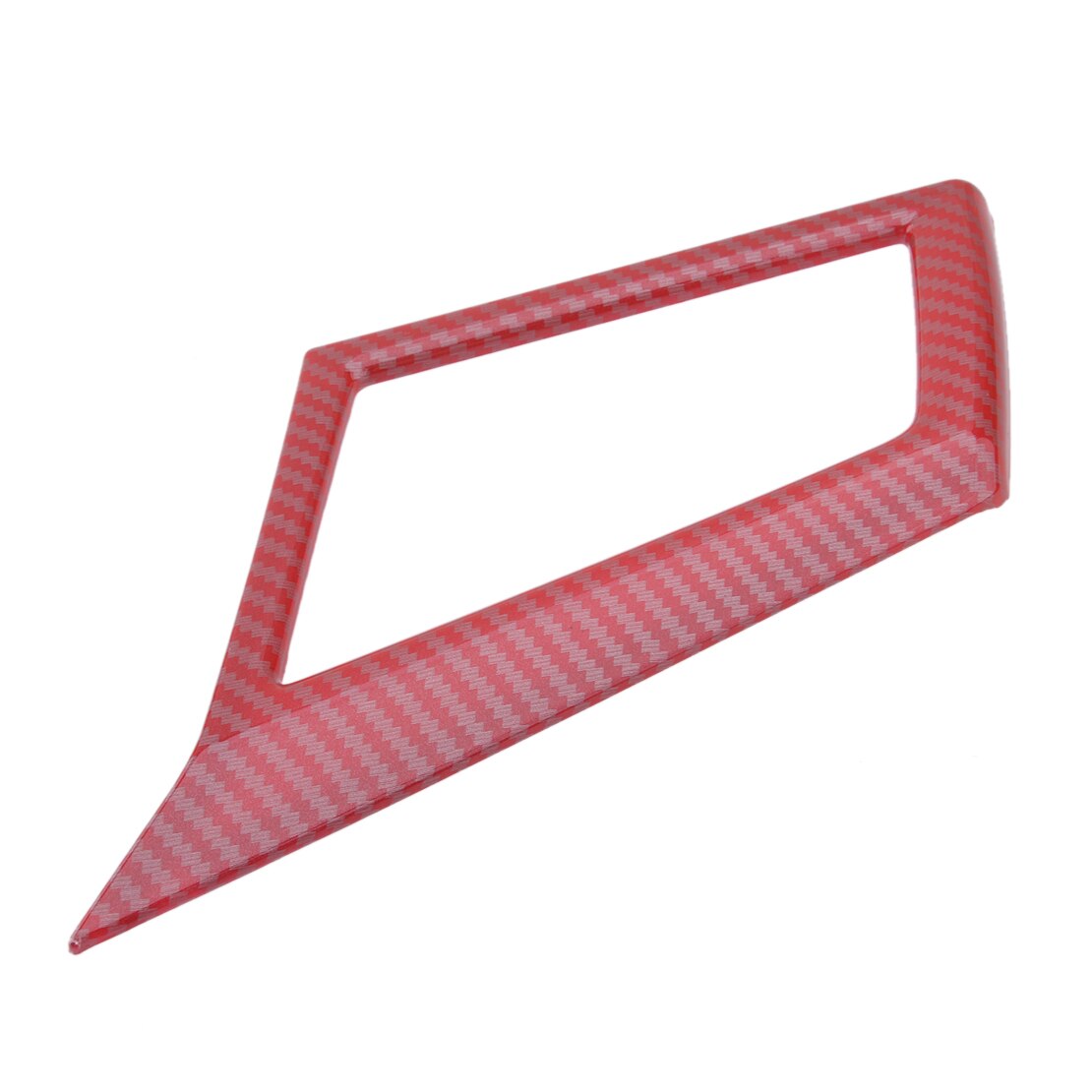 beler 2pcs/set Carbon Fiber Red ABS Console Air Outlet Cover Trim Fit For VW Jetta MK7 LHD