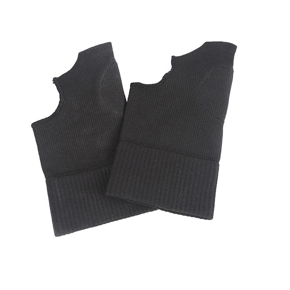 1 par tenosynovitis skinne bandasje stabilisator tomler skinne gym smertelindring hender pleie håndledd støtte leddgikt terapi: Svart / L