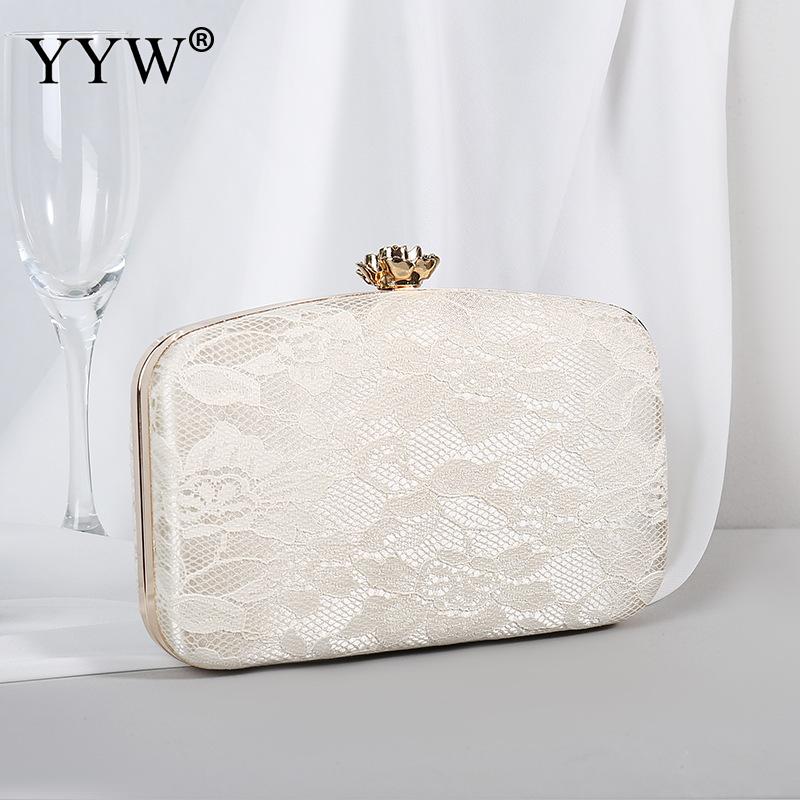 Rosa sateng kvinner kløtsj veske kvinnelige blondere blomster skuldervesker og håndvesker svart blå fest kveldsvesker bolsa feminina: Lys gul