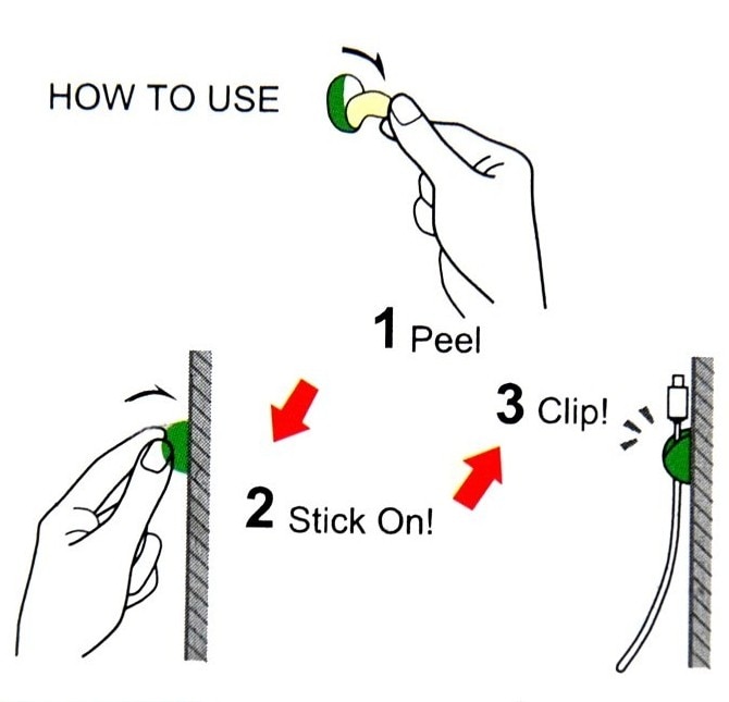 6 stück Auto-kabel-organizer, kabelaufwickler-Clips, kabelhalter, kabelmanagement, feste klemme für Auto-usb-ladegerät