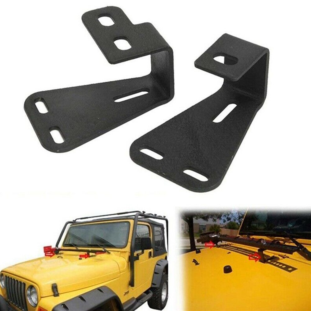Durable Steel Shovel Holder Hood Bracket High Lift Jack Mount Car Practical Replacement Easy Install For Wrangler K8D6