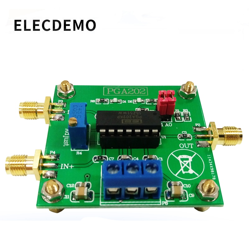 Data-acquisitie Module PGA202 Module digitale instrumentatie versterker digitale programmeerbare gain automatische aanpassing circuit