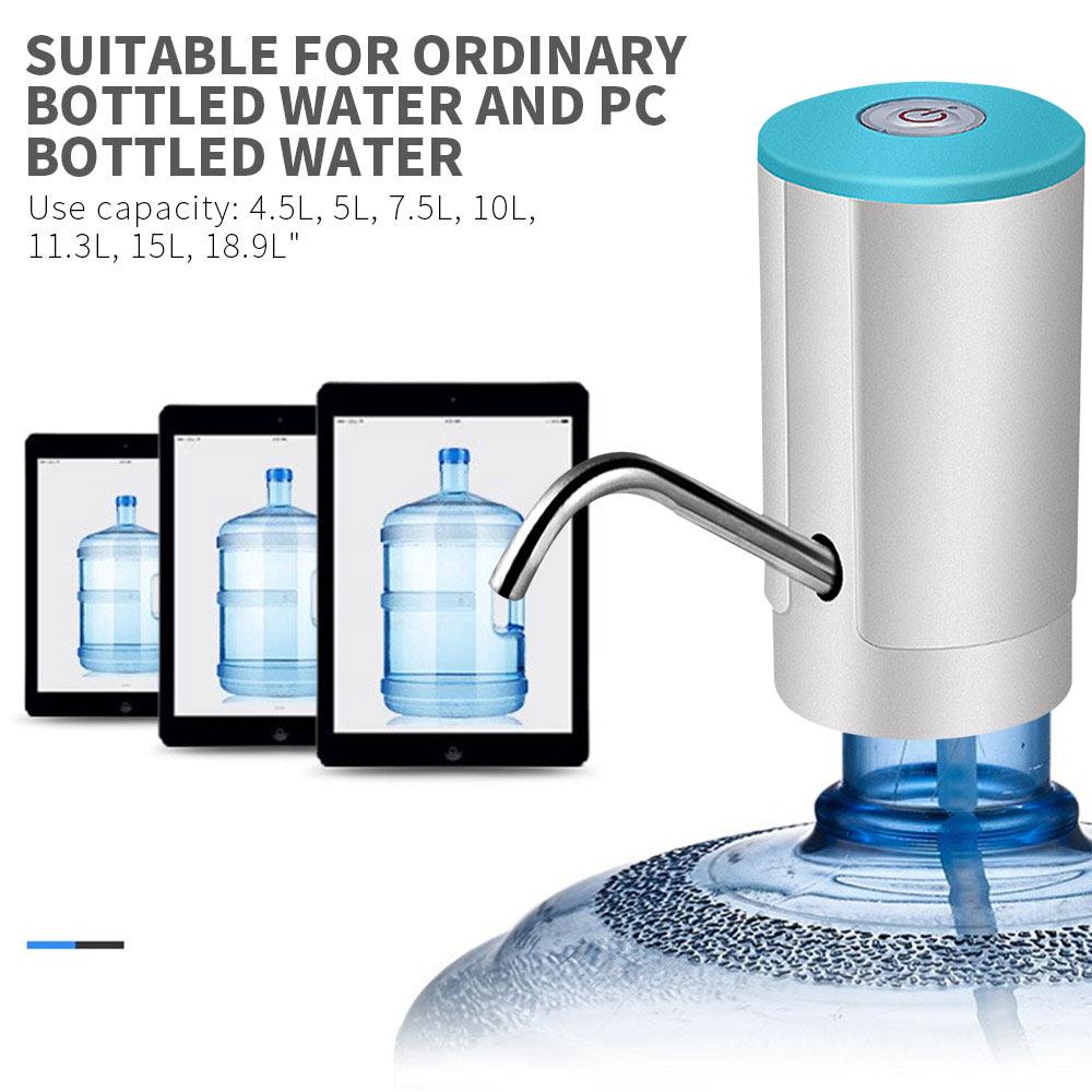 Vesipullopumppu usb-lataus automaattinen sähköinen vedenannostelija pumppupullo vesipumppu automaattinen kytkin juoma-annostelija