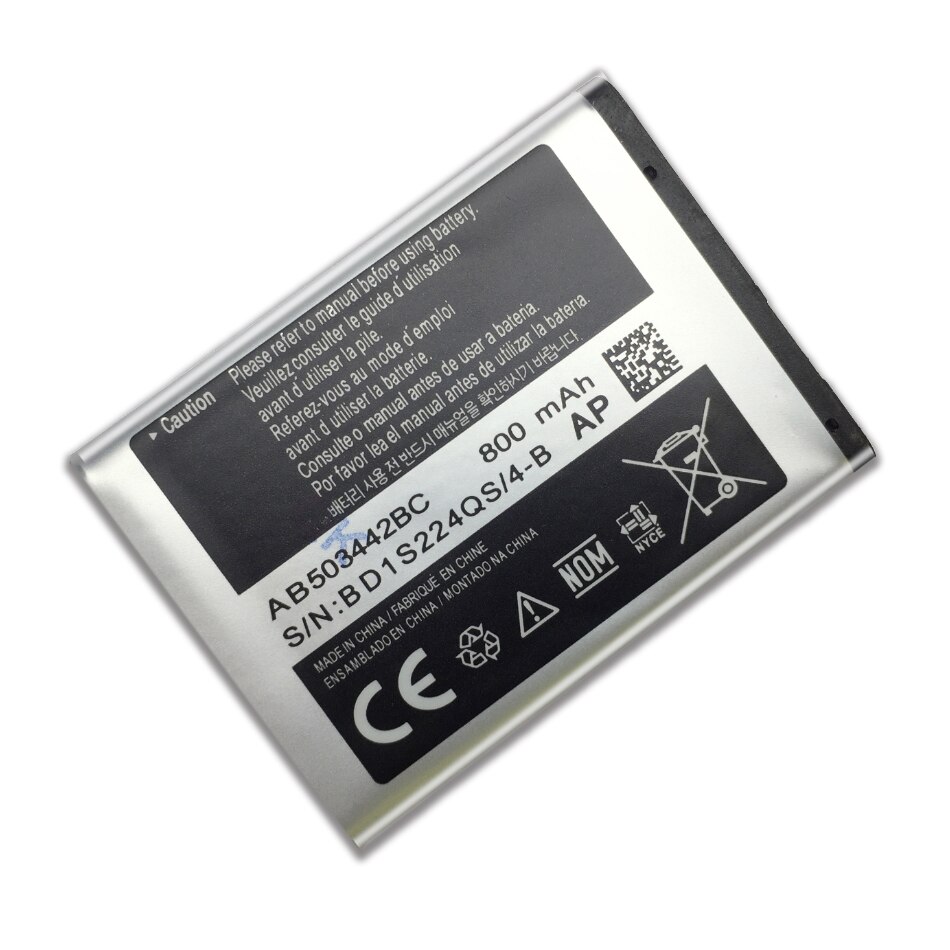 Mobile Phone Battery for Samsung SGH-B110 E570 E578 J700 J700i J700v J708 E578 J700 J708i J708 T509 Battery AB503442BC