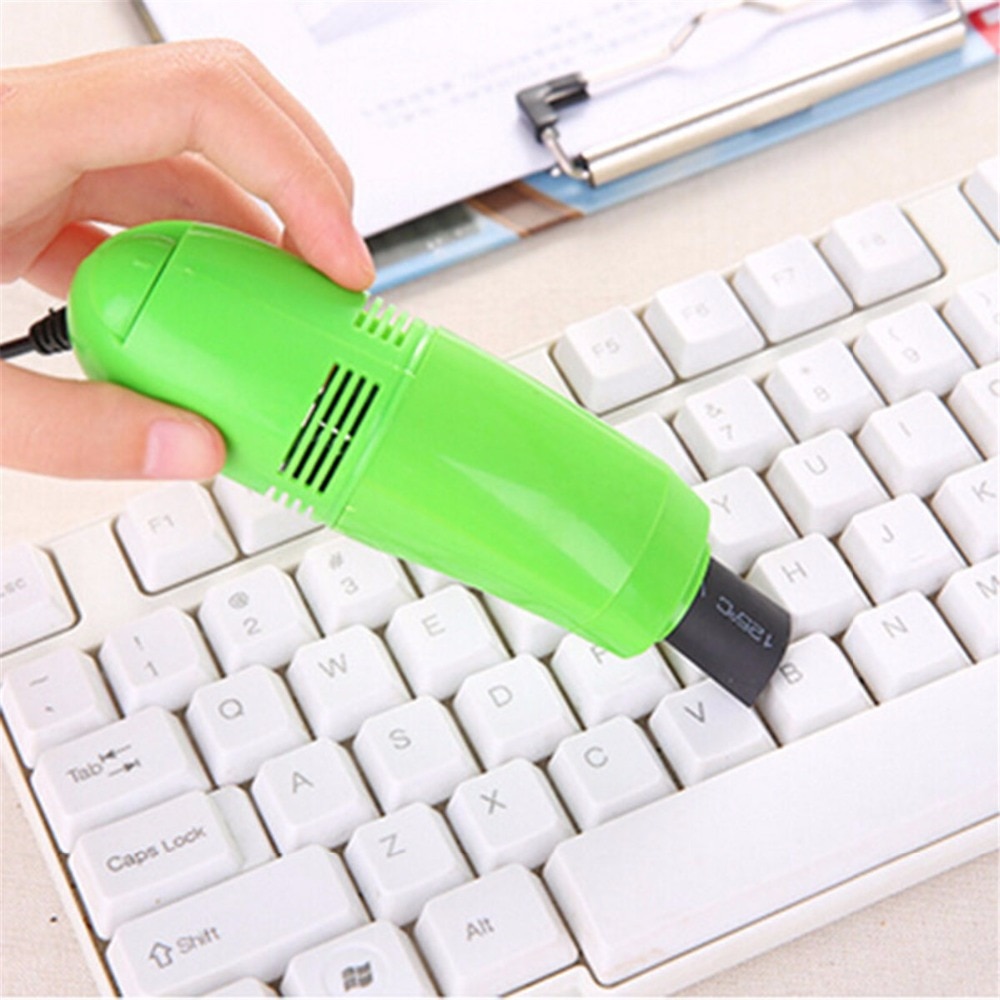 Computer Keyboard Vacuum Cleaner USB Mini Vacuum Cleaner Mini Cleaner Computer for PC Laptop Desktop Notebook Brush Dust Kit