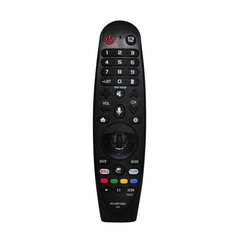 En -MR18ba magisk fjernkontroll til lg akb 75375501 smart tv  sk8000 8070 med rulle- og roteringsknappfunksjon