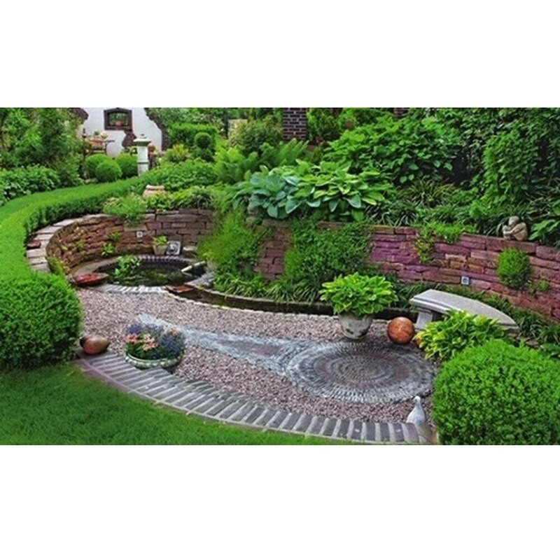 Casts Master Pebbles Concrete Mold Step Stones Plaster Mold Cobblestones Mould Plastic TP899