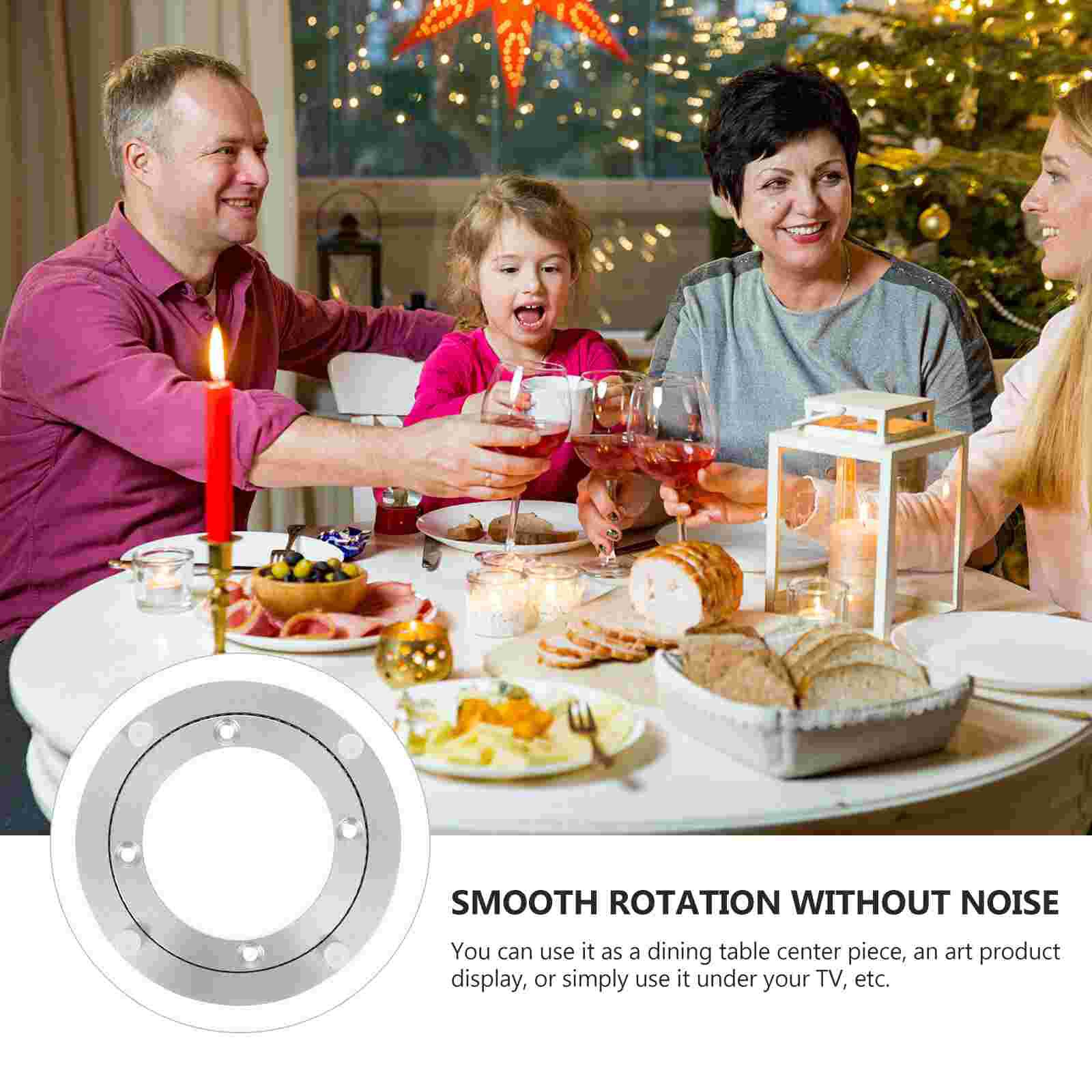 Aluminum Alloy Rotating Turntable Bearing Swivel Plate Practical Turntable Plate