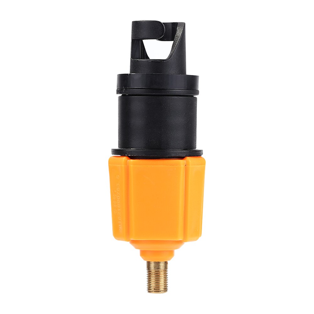 Air Valve Adapter Board Boarding Legering Rubber Roeiboot Opblaasbare Pomp Nylon Kajak Adapter Voor Sup Boarding Decor: Oranje