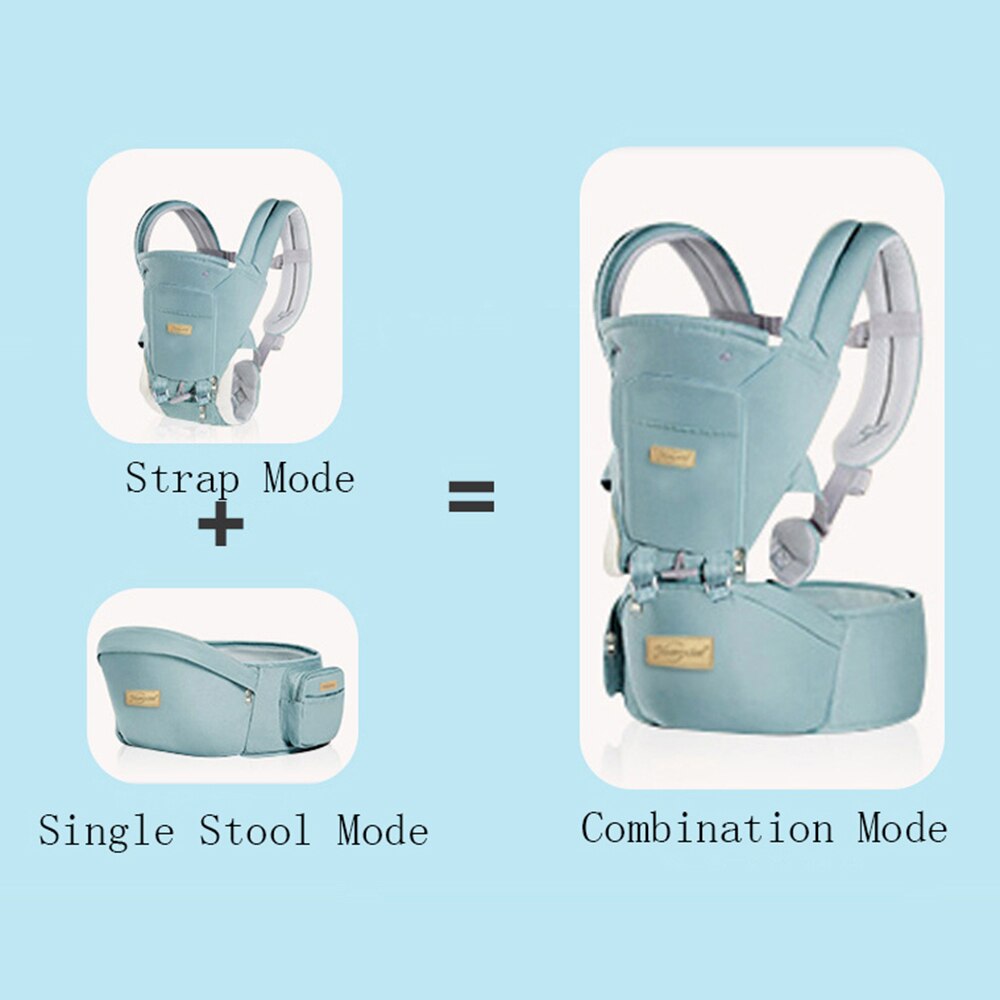 0-48 Maand Ergonomische Draagzak Baby Baby Heupdrager Carrier 3 In 1 Voorkant Ergonomische Kangoeroe Baby wrap Sling