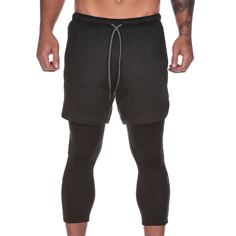 Men's Fitness Training Pants Fitness Sports Athletics Football Basketball Quick Drying men's Sports Pants: L / black