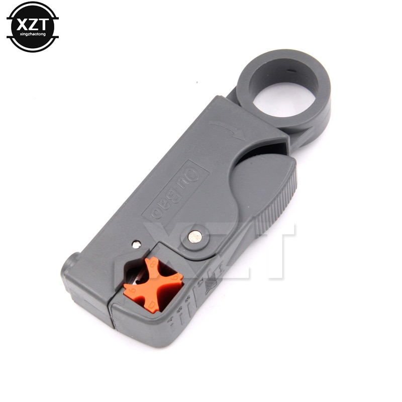 Household Tool Multifunction Rotary Coax Coaxial Cable Cutter Tool RG58 RG59 RG6 High Impact Material Wire Stripper