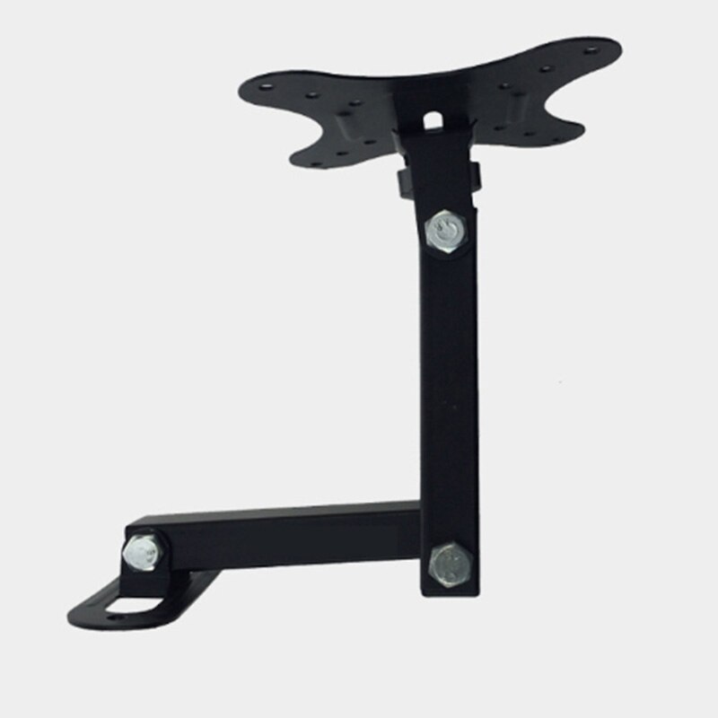 Adjustable 14-27-Inch TV Wall-Mounted Bracket, Flat-Screen TV Frame, 15-Degree Tilt, Mobile LCD TV Monitor Bracket