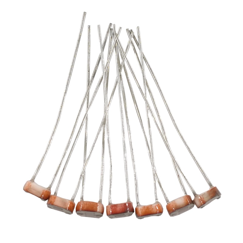 MCIGICM 50pcs 5516 5537 5528 5549 5539 light dependent photo resistor photoresistor resistor 5mm photosensitive resistance LDR