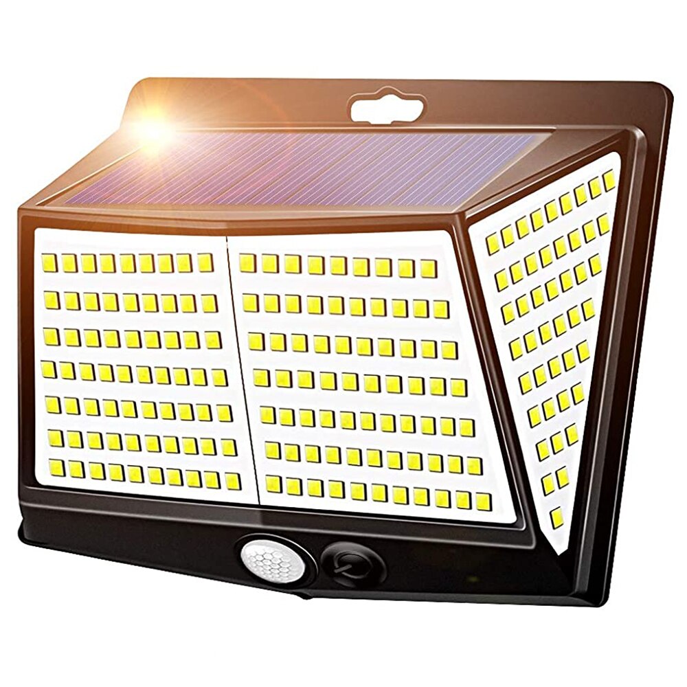 Claoner Solar Security Lights Outdoor 228led Motion Sensor Wall Lamps For Front Door, Backyard, Garage: 228LED-1PCS