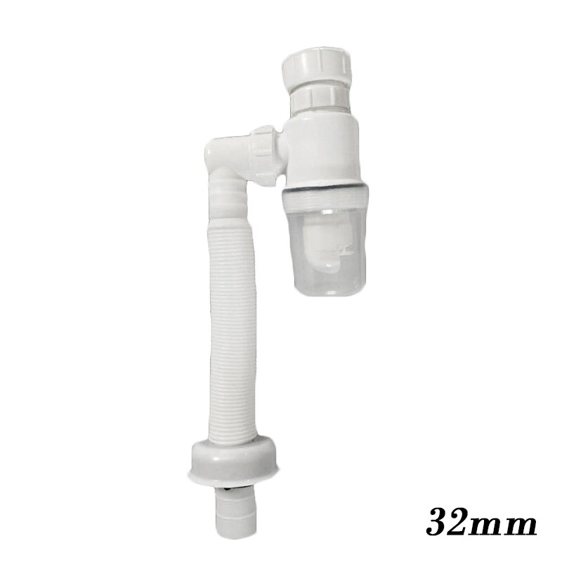 Deodorant Sewer Drain Pipe Expandable Flexible Bathroom Sink Drain Pipe For Wash Basin Sink: 32mm