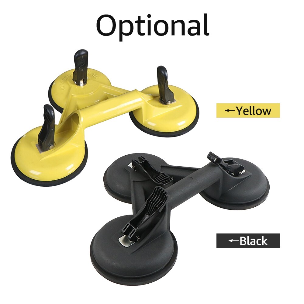 Glas Zuignappen Zware Aluminium Glas Zuignap Lifter Met Dikke &amp; Grote Rubberen Pad Voor Lifting Moving
