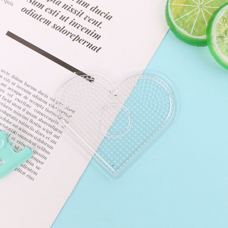4Pcs Diy Transparent Shape Puzzle Template For 2.6mm Hama Beads Perler Beads